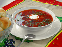 Мясной борщ