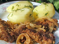 Жареная печень