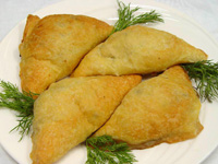 Картофельные пирожки с грибами