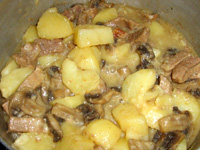 Тушеный картофель