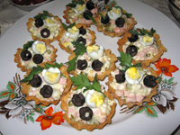 Сандвичи, бутерброды, тарталетки